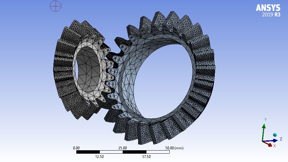 Bevel Gear Grid dependency test SkillLync